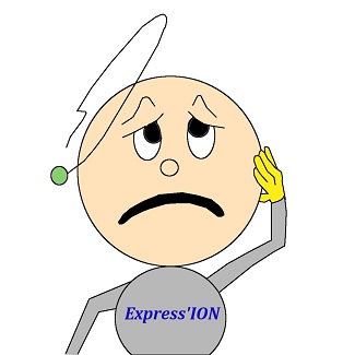 Notre mascotte Express'ION semble être dans le pâté