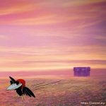 ravitaillé par les corbeaux