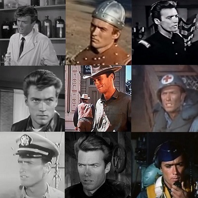 les débuts de Clint Eastwood entre 1955 et 1964